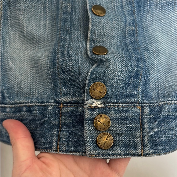 Current/Elliott Blue Jean Jacket - Picture 4 of 8